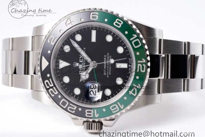 0409 HighQuality GMT Master II 126720 VTNR 904L SS Clean Factory 1:1 Best Edition on Oyster Bracelet VR3186 CHS 2375